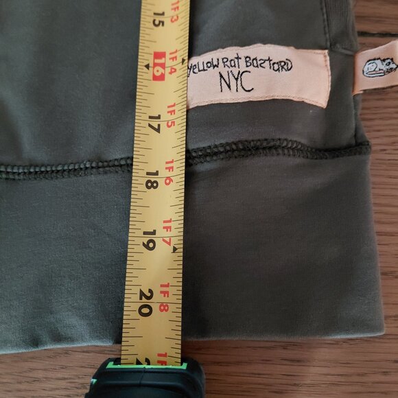 Yellow Rat Bastard Zip Up Jacket NYC Pockets Flaw - Picture 9 of 12